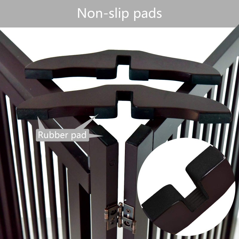 WELLAND Support Feet for 360 Degree Configurable Gate Collection, Espresso, A Pair - Image 5